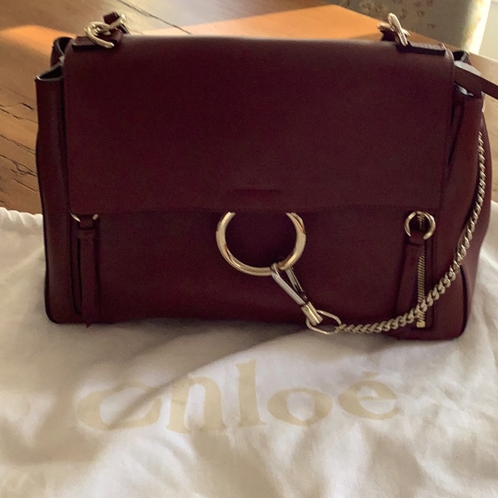 New Chloe Shoulder bag...tags inc.with shoulder strap. Gold chain.
